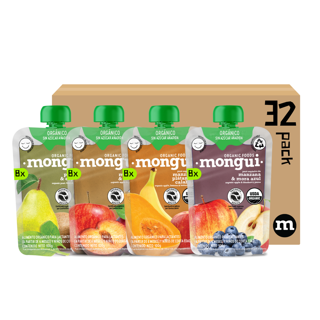 Mongui Mix Orgánico: Expedición de 4 Sabores
