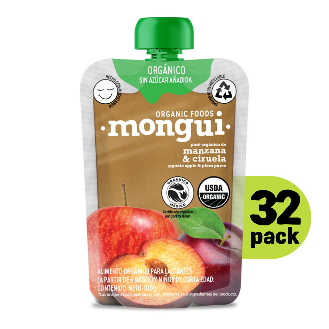 Manzana & Ciruela 100% Orgánico - Pouch 100gr