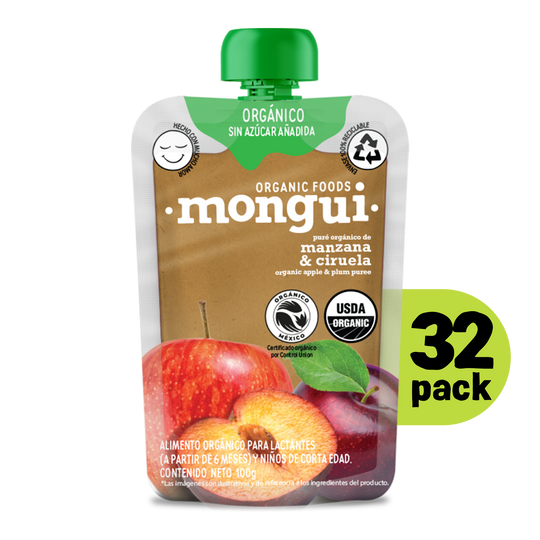 Manzana & Ciruela 100% Orgánico - Pouch 100gr