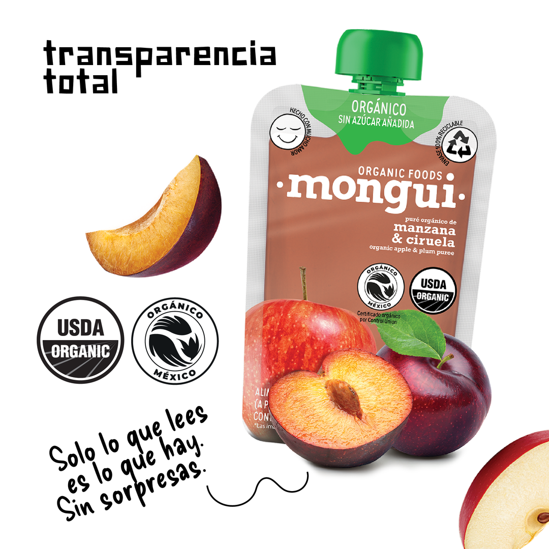 Manzana & Ciruela 100% Orgánico - Pouch 100gr