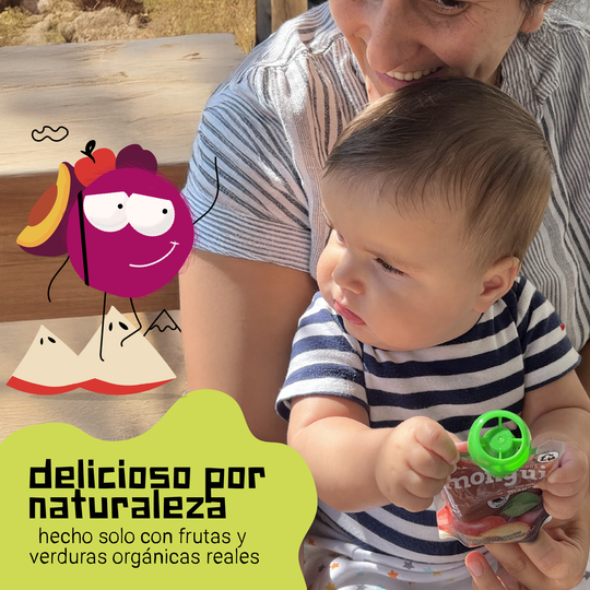 Manzana & Ciruela 100% Orgánico - Pouch 100gr
