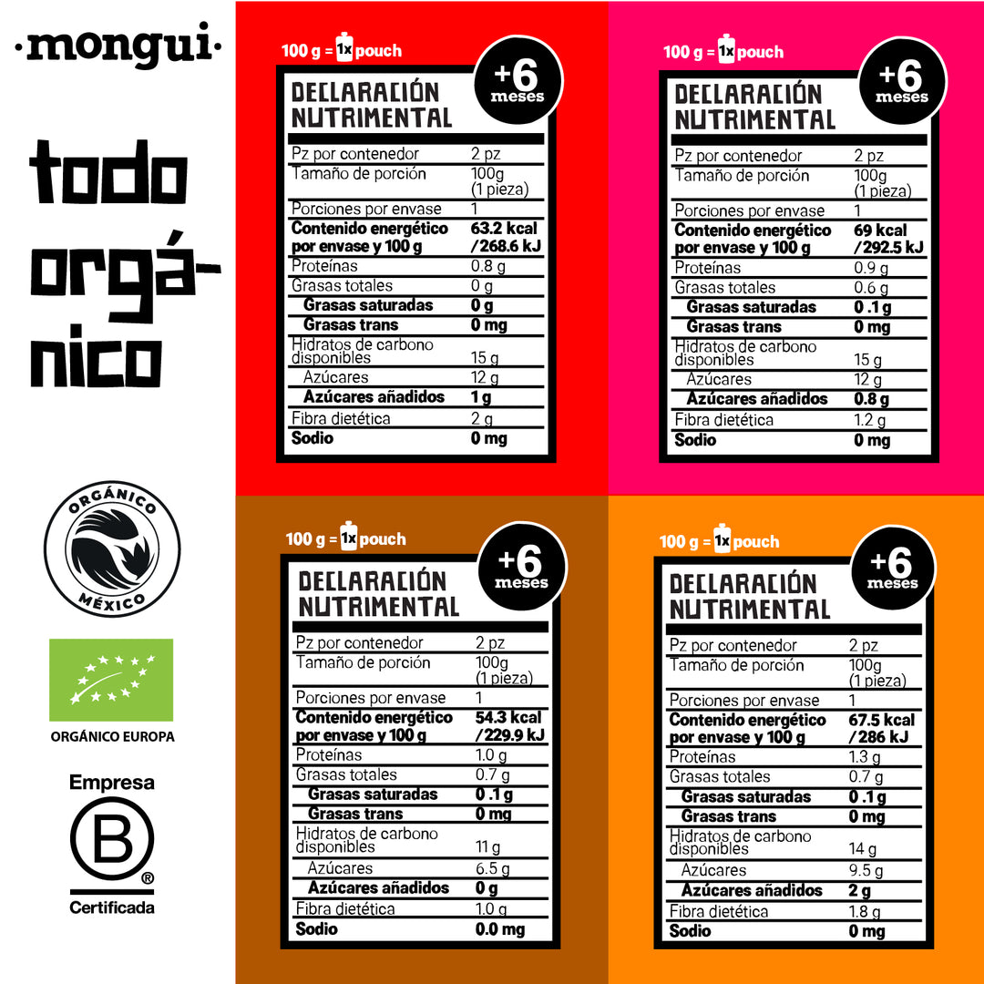 Mundial Mongui · Selección Cereales (caja con 8 4-packs)