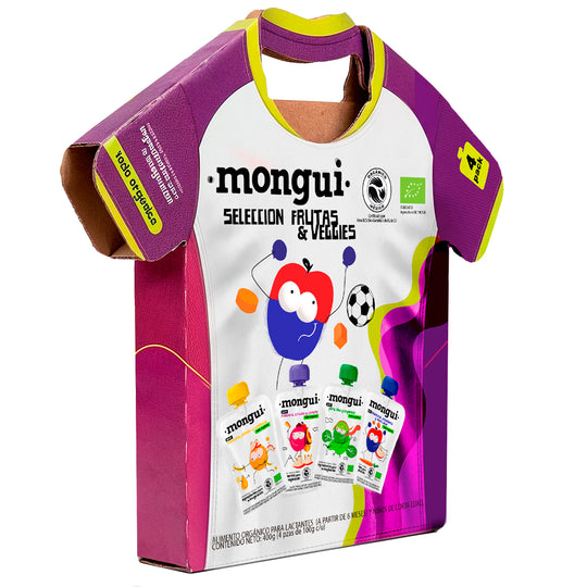 Cajita-Playera · Selección Vegetales (caja con 8 4-packs)