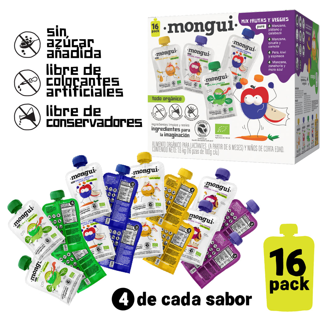 16 pack - Mix Veggies c/4 recetas