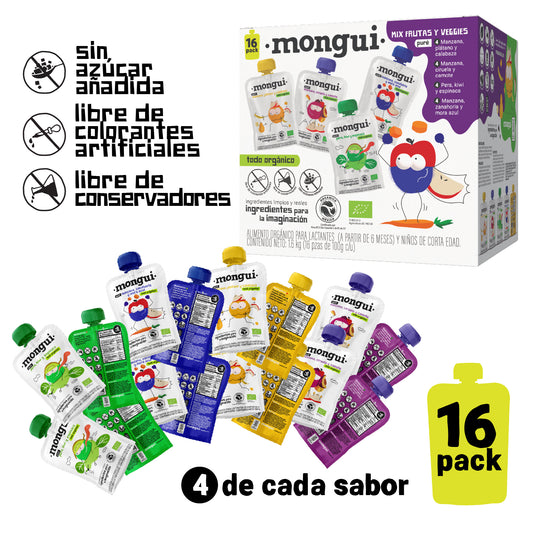 16 pack - Mix Veggies c/4 recetas