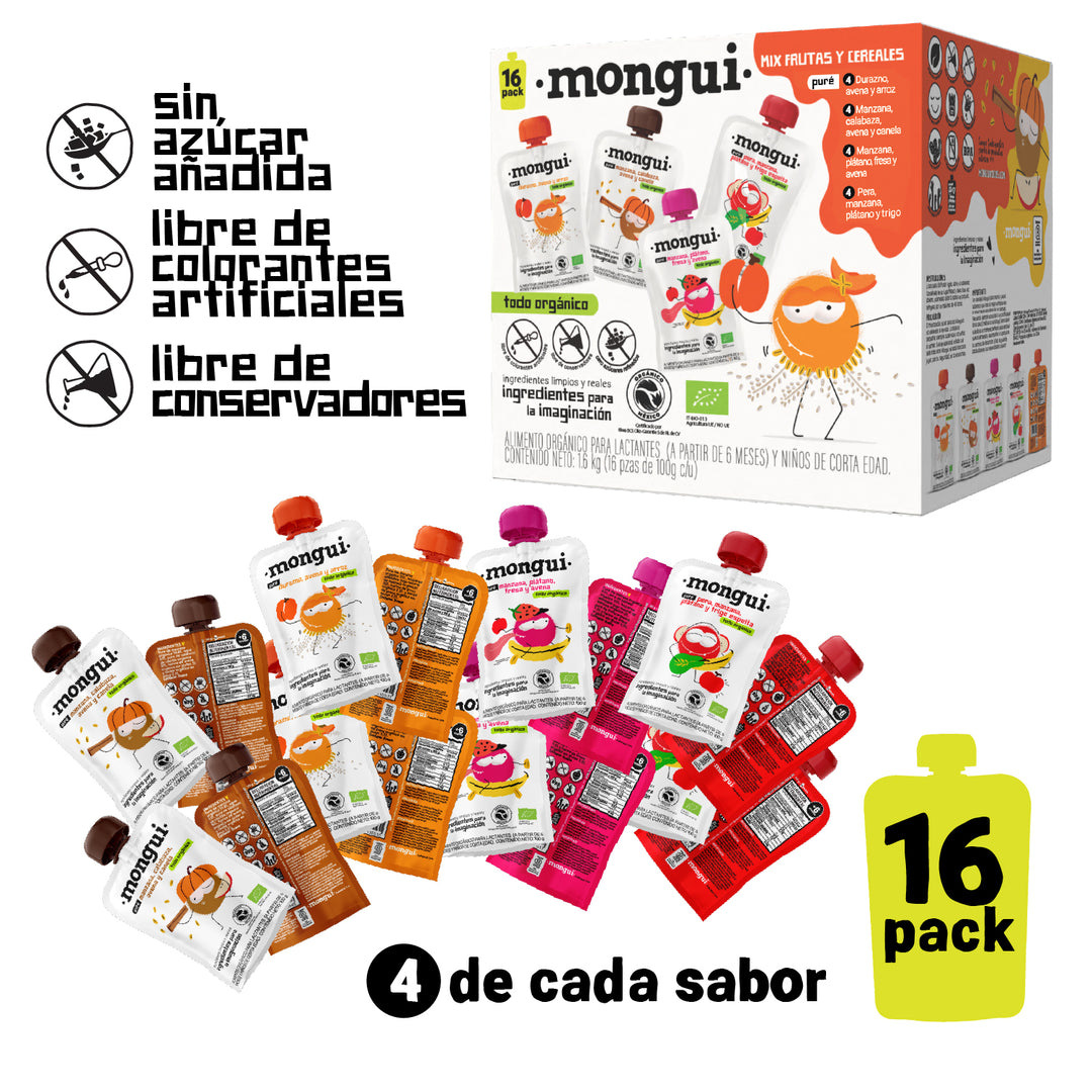 16 pack - Mix Cereales c/ 4 recetas