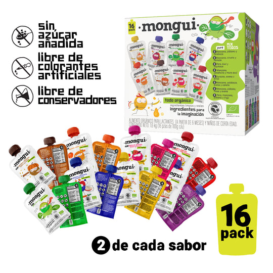 16 pack - Kit Descubrimiento 8 Recetas
