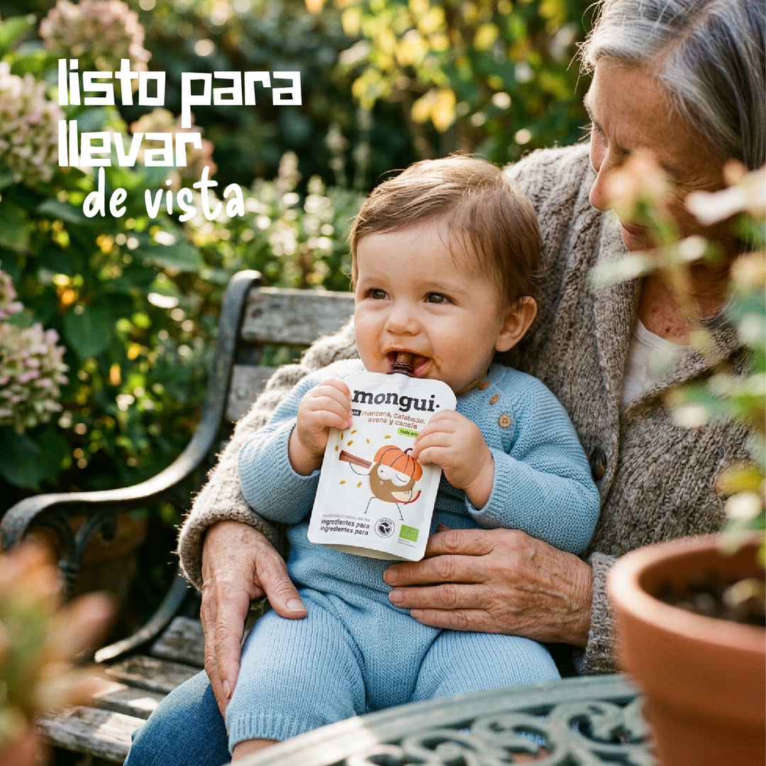 Pouch calabaza, avena y canela