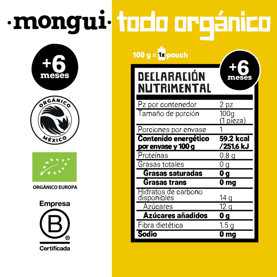 Pouch manzana, plátano y butternut