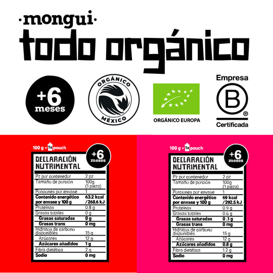 4 pack - fresa, pera, avena y trigo