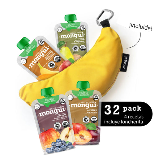 32 Pack con Loncherita Banana