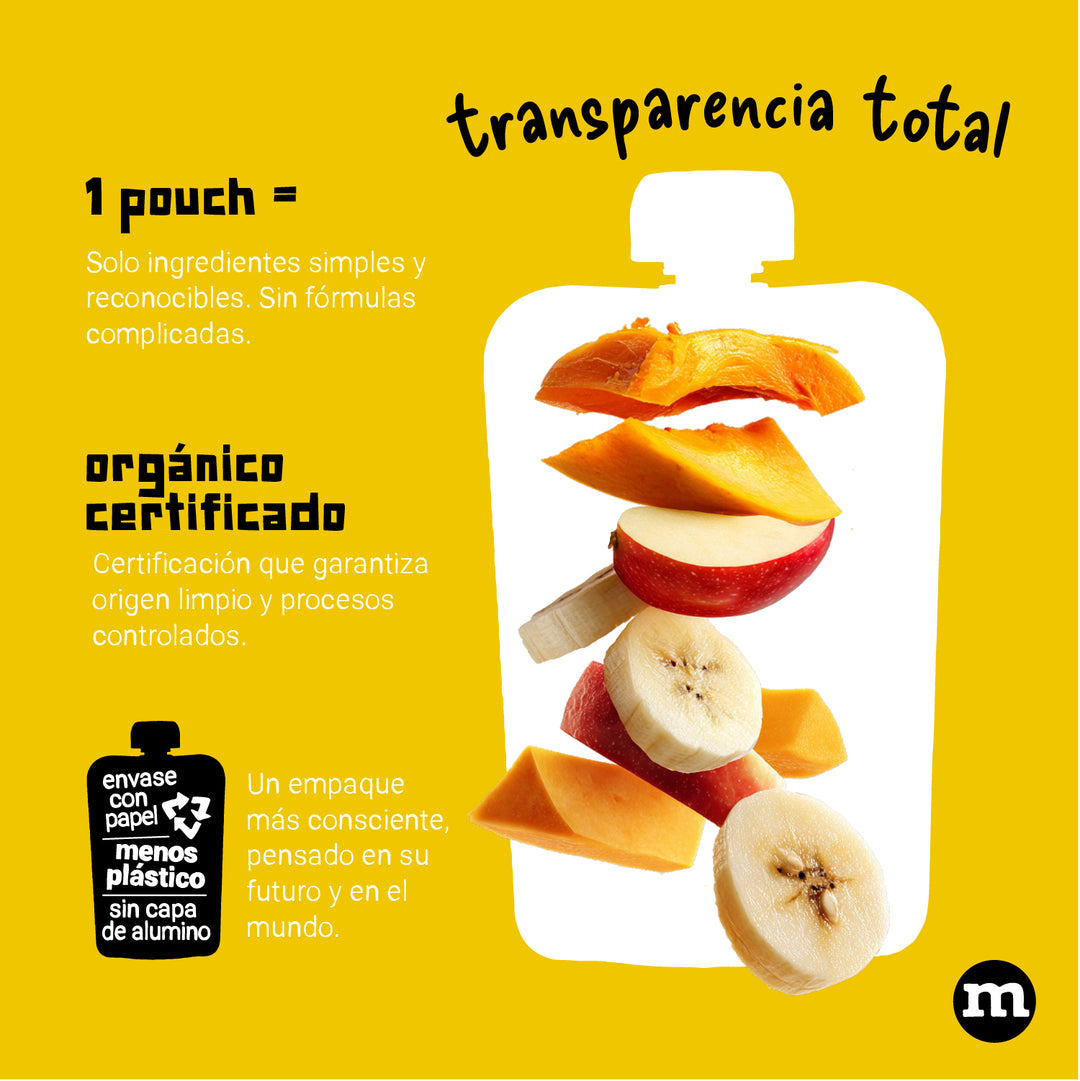 4 pack - ciruela, camote, butternut y plátano – transparencia