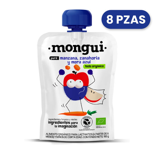 8-pack manzana, zanahoria y mora azul - 8 PZAS