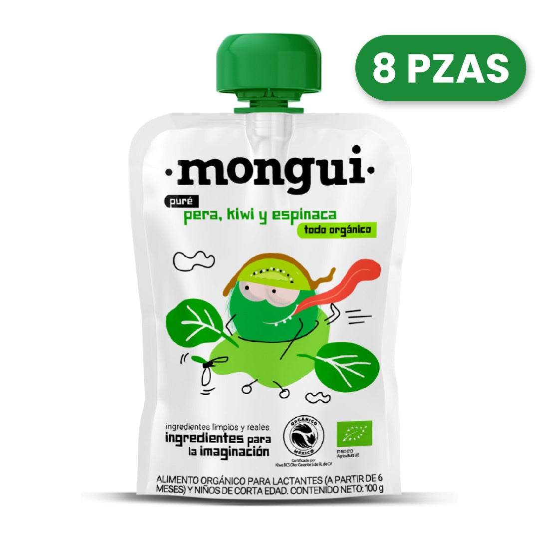 8-pack pera, kiwi y espinaca - 8 PZAS