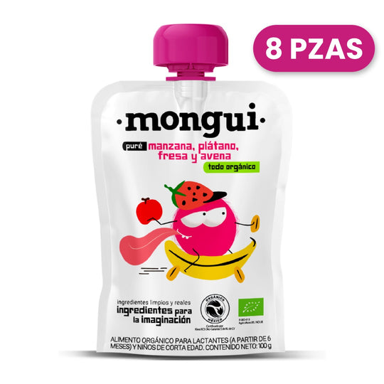 8-pack platano, fresa y avena - 8 PZAS