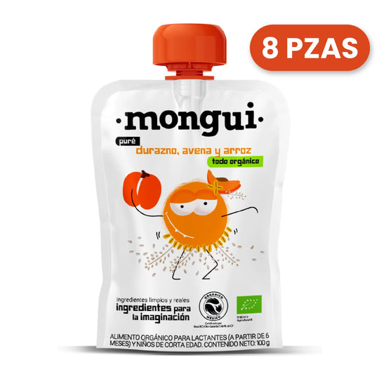 8-pack durazno, avena y arroz - 8 PZAS