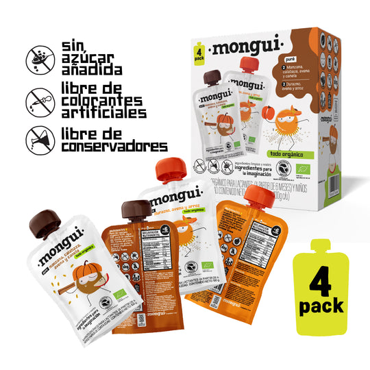 4 pack - durazno, calabaza, arroz y canela – detalle