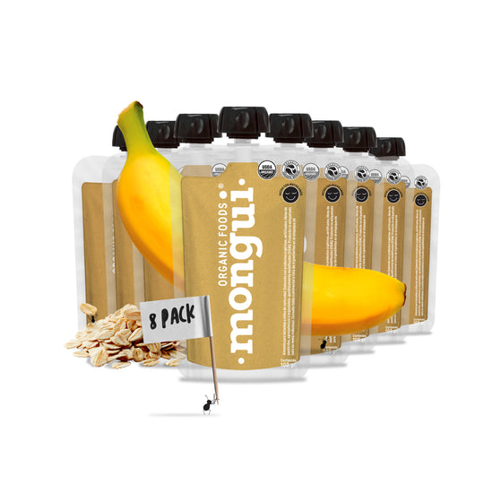 Plátano y avena orgánico pouch 100gr